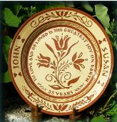 Redware Anniversary Plate